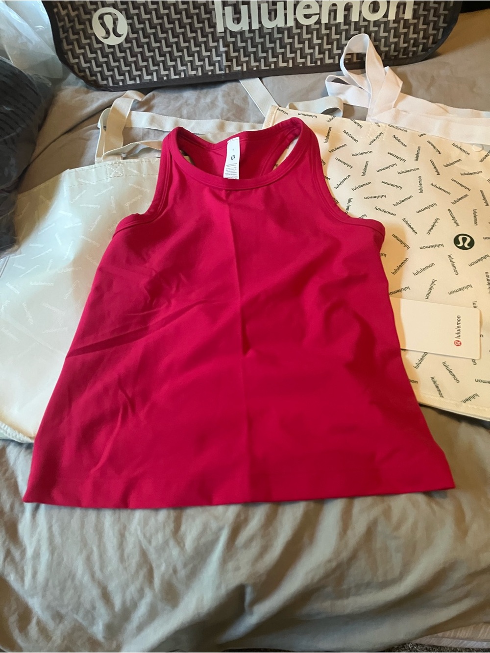 NWT Lululemon Align Waist-Length Racerback, Sz 6, Mulberry Spark
